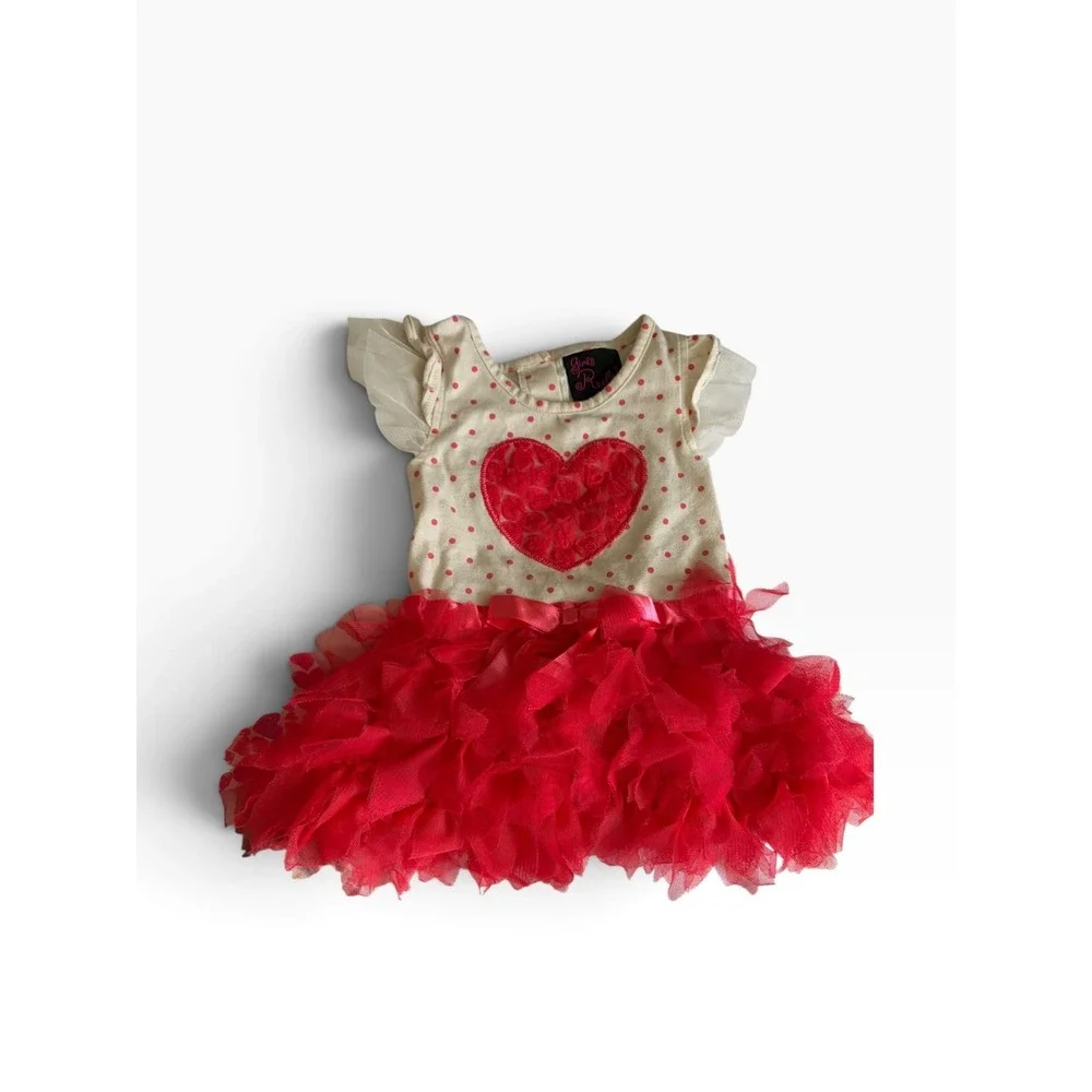 Carter's Baby Girl 18M Mixed Lot 7pc Tutu Dress Peplum Bodysuits Floral Pink Red